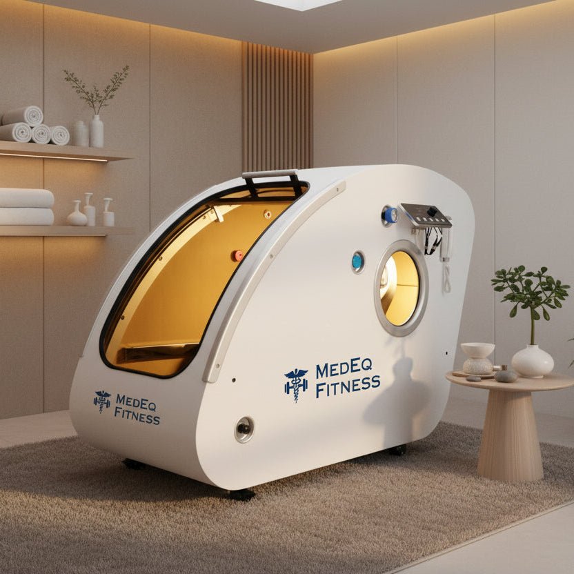 TimePod 2 | 2.0 ATA Triangular Hard-Shell Hyperbaric Chamber — front view