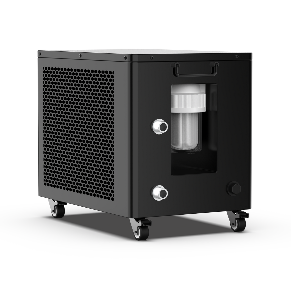 1.0/1.5HP all-in-one smart therapy chiller for ice bath recovery cold plunge pod 500L PRO — product setup view