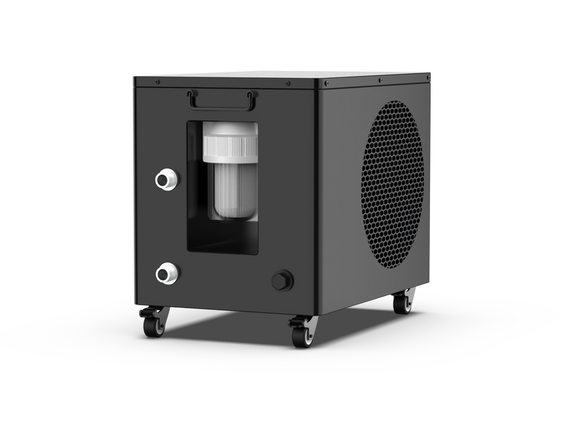 1.0/1.5HP all-in-one smart therapy chiller for ice bath recovery cold plunge pod 500L PRO — detail view