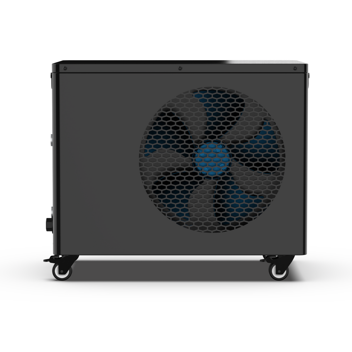 1.0/1.5HP all-in-one smart therapy chiller for ice bath recovery cold plunge pod 500L PRO — side view