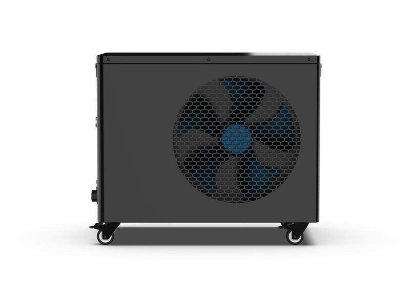 1.0/1.5HP all-in-one smart therapy chiller for ice bath recovery cold plunge pod 500L PRO — side view