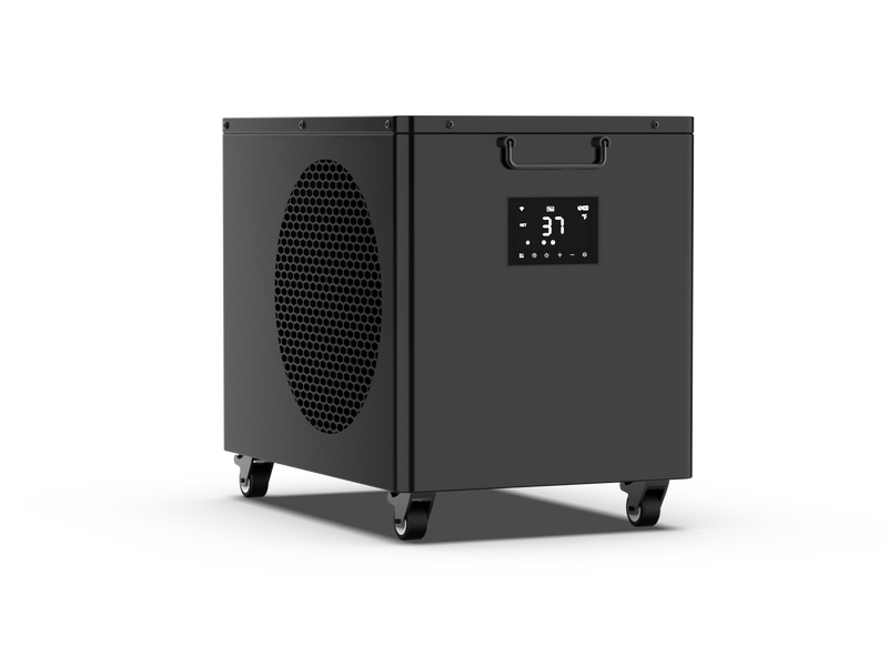 1.0/1.5HP all-in-one smart therapy chiller for ice bath recovery cold plunge pod 500L PRO — front view