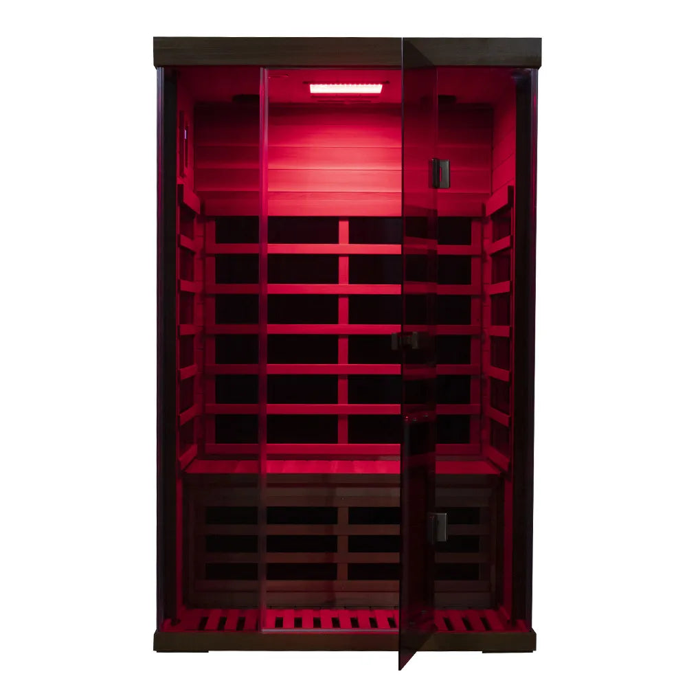 Wizzisaunas S02 2 Person Full Spectrum Infrared Sauna Low EMF RED CEDAR WOOD | product photo 20 | Legacy & Longevity Co.