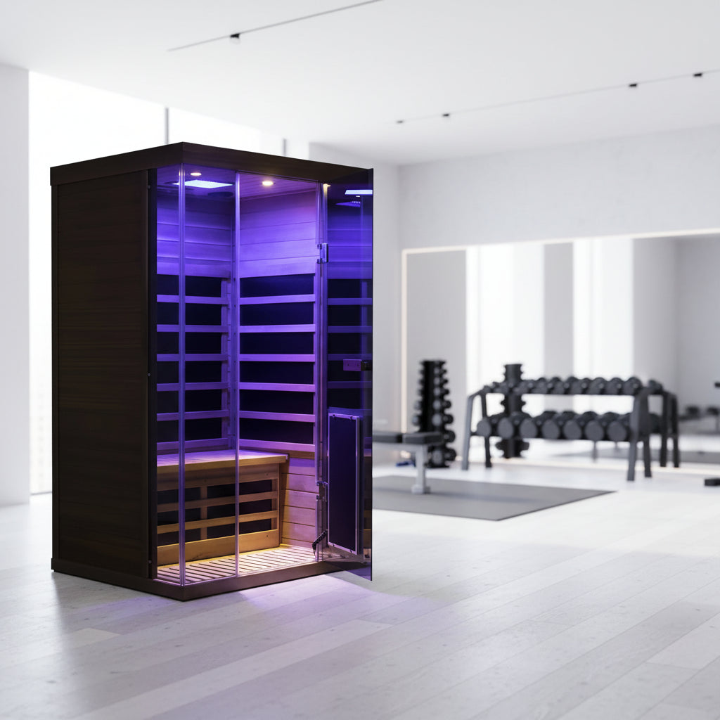 Wizzisaunas S02 2 Person Full Spectrum Infrared Sauna Low EMF RED CEDAR WOOD | product photo 16 | Legacy & Longevity Co.