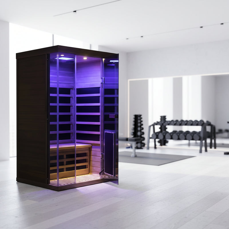 Wizzisaunas S02 2 Person Full Spectrum Infrared Sauna Low EMF RED CEDAR WOOD | product photo 16 | Legacy & Longevity Co.