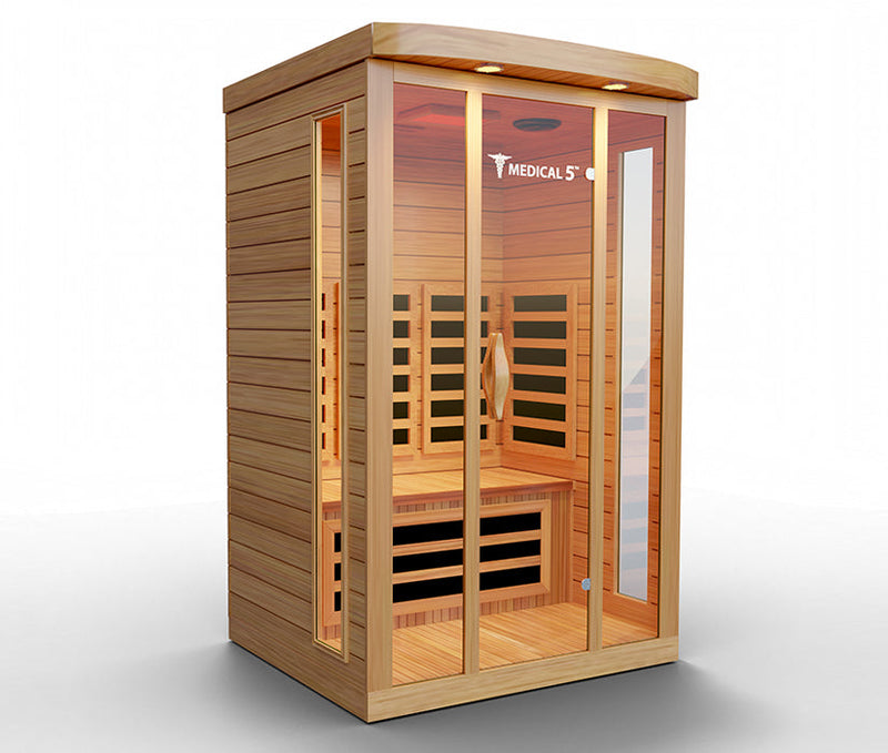 3 Person Home Infrared Sauna | Medical 5™ — lifestyle view