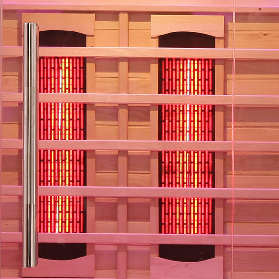 Blisspod Venetian Full Spectrum Indoor Low EMF Sauna | 10 Heaters | Chromotherapy & Reflexology | 2 Person — lifestyle view