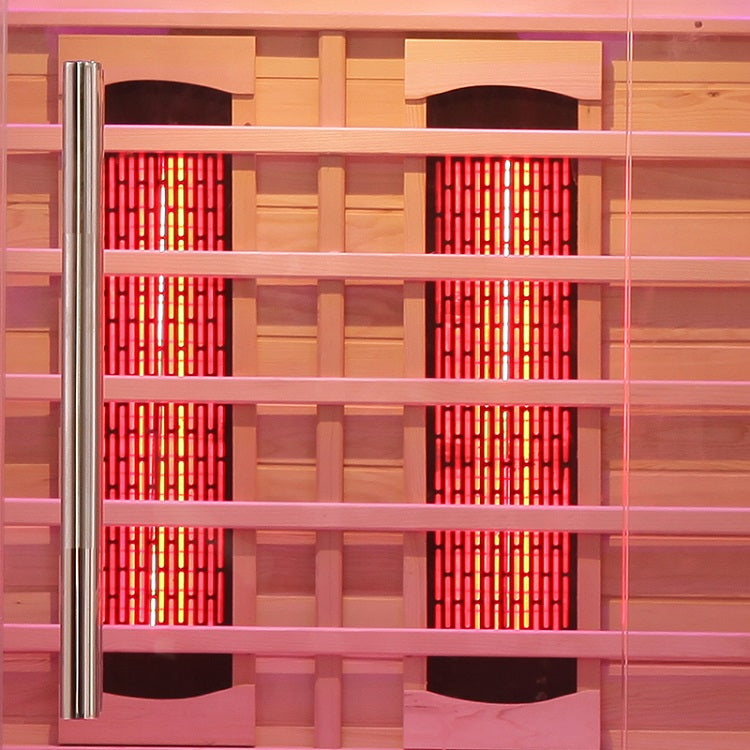 Blisspod Venetian Full Spectrum Indoor Low EMF Sauna | 10 Heaters | Chromotherapy & Reflexology | 2 Person — lifestyle view