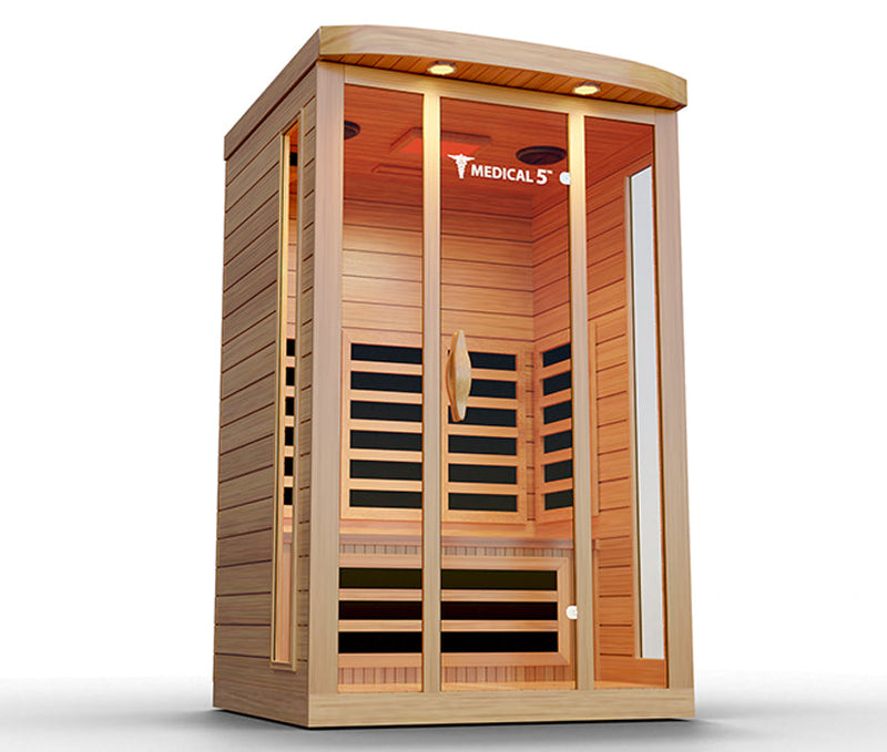 3 Person Home Infrared Sauna | Medical 5™ — detail view