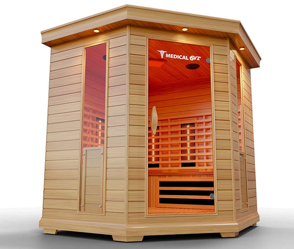 6 Person Indoor Infrared Full Spectrum Sauna | Medical 6 Plus™ — product image