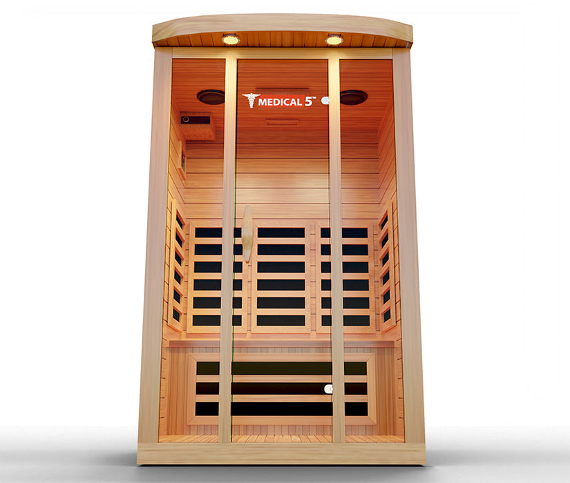3 Person Home Infrared Sauna | Medical 5™ — front view