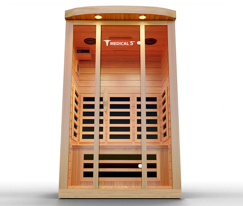 3 Person Home Infrared Sauna | Medical 5™ — front view