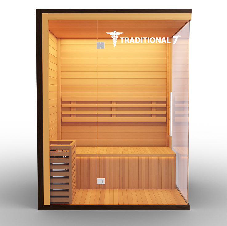 3 Person Home Steam Sauna | Traditional 7™ — product image