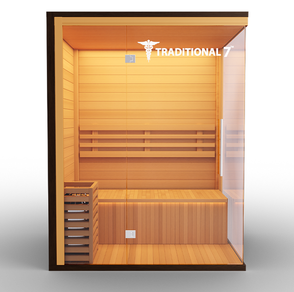 3 Person Home Steam Sauna | Traditional 7™ — product image