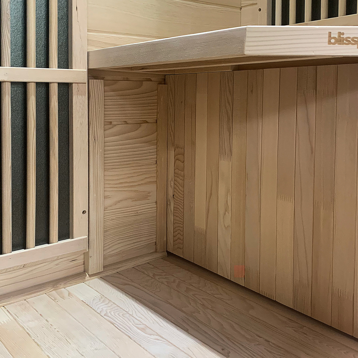 Blisspod Vienna Series far infrared 1 person Sauna | 72.8"H x 35.4"W x 25.6"D | — product image
