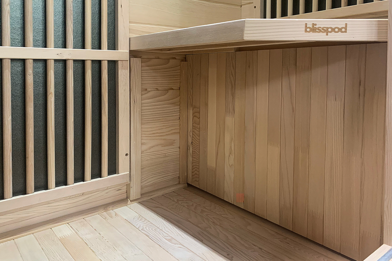 Blisspod Vienna Series far infrared 1 person Sauna | 72.8"H x 35.4"W x 25.6"D | — product image