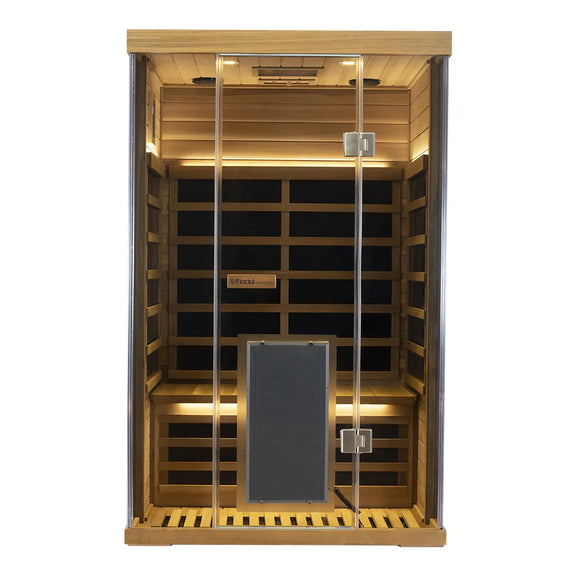 Wizzisaunas S02 2 Person Full Spectrum Infrared Sauna Low EMF RED CEDAR WOOD | product photo 15 | Legacy & Longevity Co.