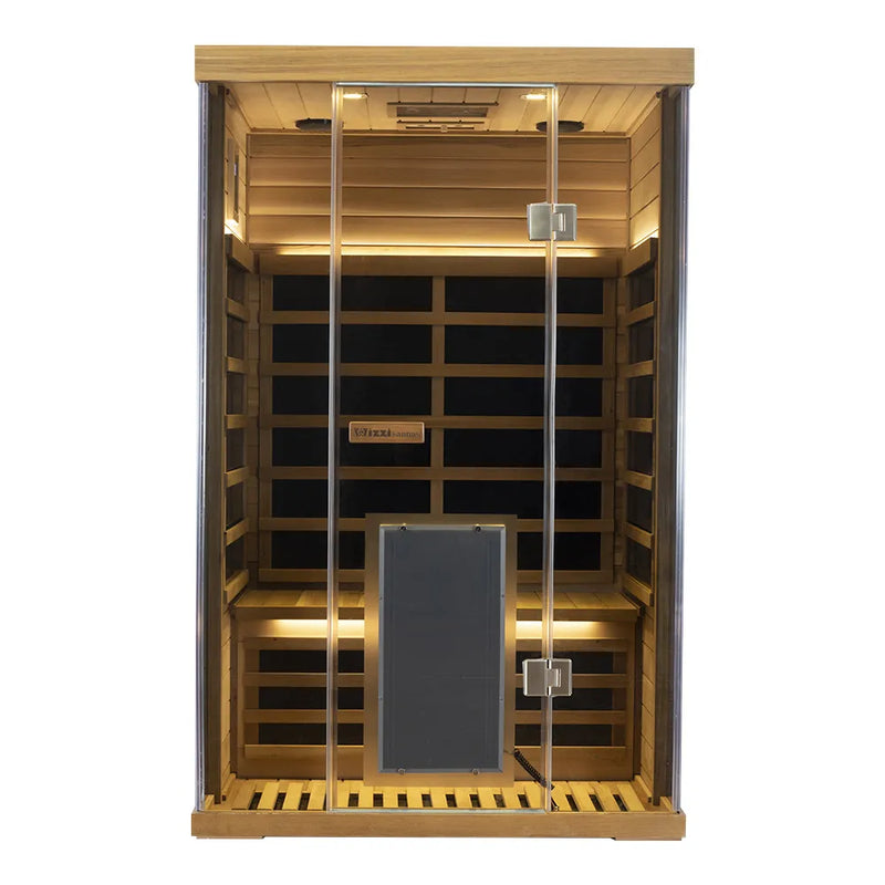 Wizzisaunas S02 2 Person Full Spectrum Infrared Sauna Low EMF RED CEDAR WOOD | product photo 15 | Legacy & Longevity Co.