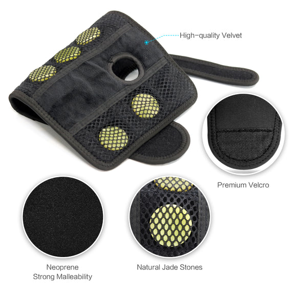 UTK Tech Jade Stone enhanced red light wrist heating pad (Right Hand) — product image