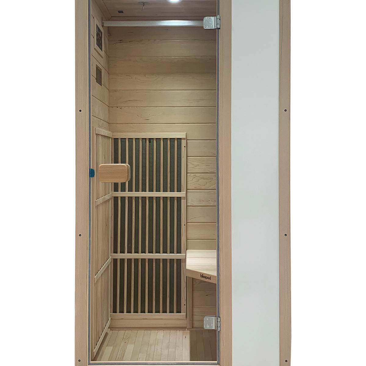Blisspod Vienna Series far infrared 1 person Sauna | 72.8"H x 35.4"W x 25.6"D | — product image