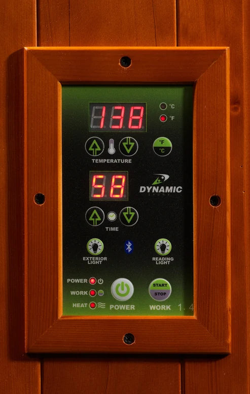 Dynamic "Madrid Limited Elite" 3 Person Ultra Low EMF FAR IR Sauna *SHIPS FREE*