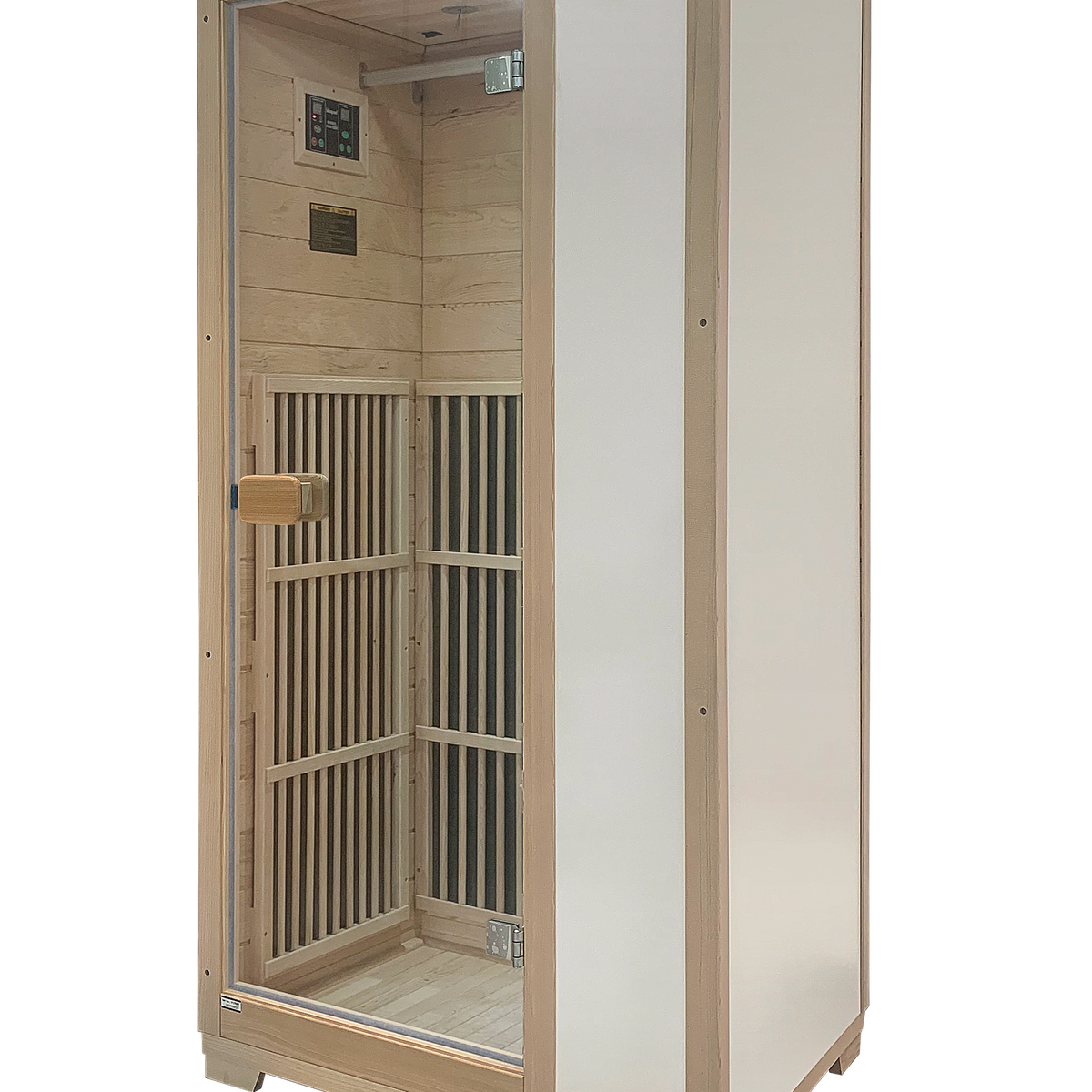 Blisspod Vienna Series far infrared 1 person Sauna | 72.8"H x 35.4"W x 25.6"D | — product image