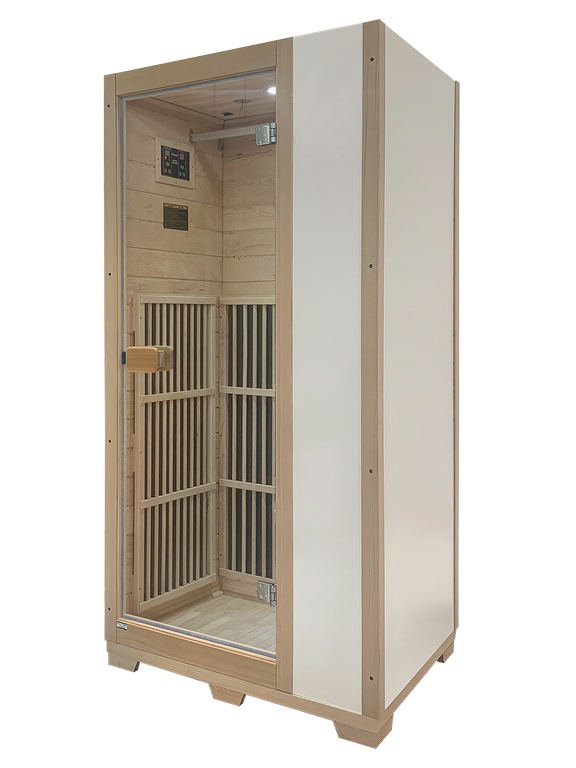 Blisspod Vienna Series far infrared 1 person Sauna | 72.8"H x 35.4"W x 25.6"D | — product image