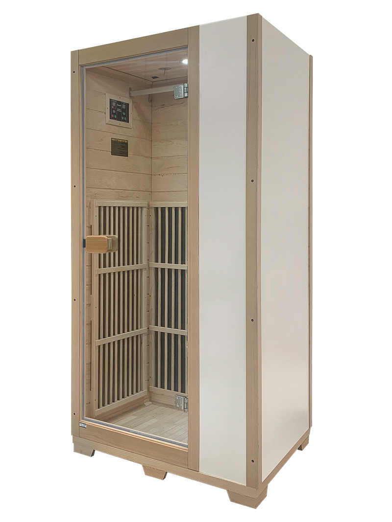 Blisspod Vienna Series far infrared 1 person Sauna | 72.8"H x 35.4"W x 25.6"D | — product image
