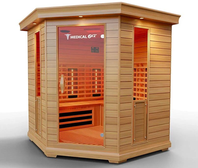 6 Person Indoor Infrared Full Spectrum Sauna | Medical 6 Plus™ — product image