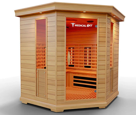 6 Person Indoor Infrared Full Spectrum Sauna | Medical 6 Plus™ — product image