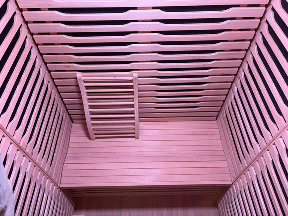 Blisspod | Milano | Full Spectrum Sauna Canadian Hemlock Ultra Low EMF | 6 Far Infrared & Red Glass Heater & Chromotherapy | 2 Person — product image