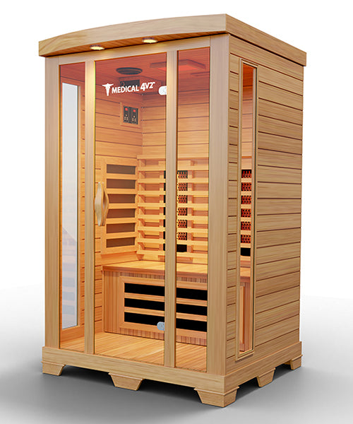 2 Person Home Full Spectrum Infrared Sauna | Medical 4™ — detail view