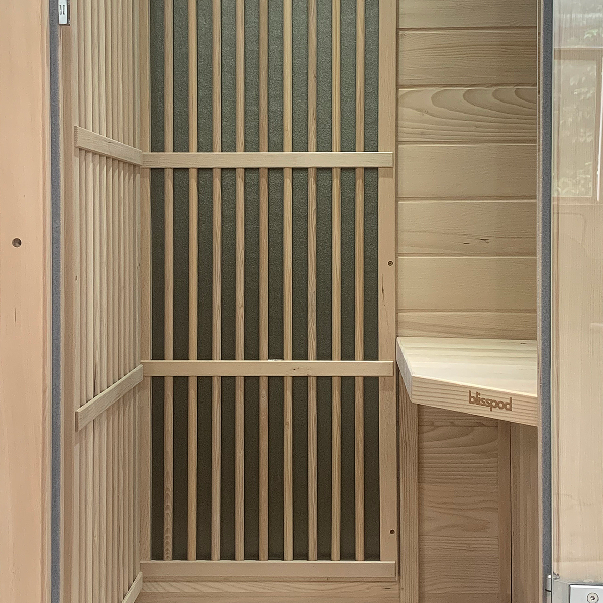 Blisspod Vienna Series far infrared 1 person Sauna | 72.8"H x 35.4"W x 25.6"D | — product image