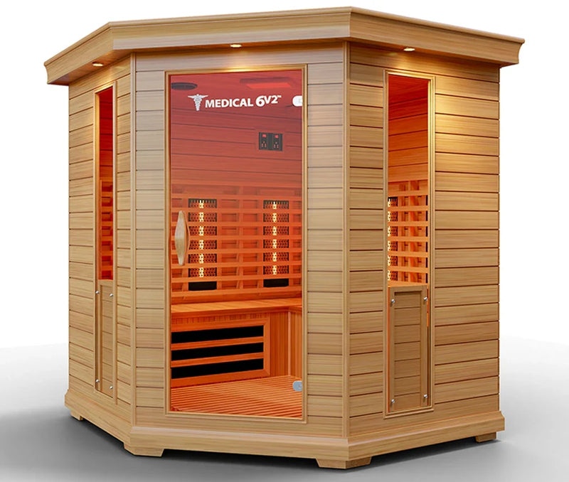 6 Person Indoor Infrared Full Spectrum Sauna | Medical 6 Plus™ — product image