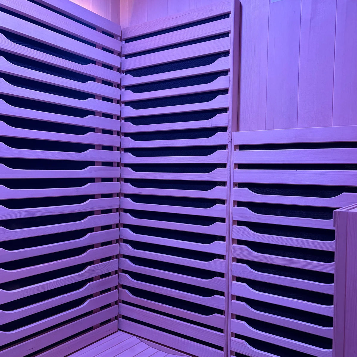 Blisspod | Milano | Full Spectrum Sauna Canadian Hemlock Ultra Low EMF | 6 Far Infrared & Red Glass Heater & Chromotherapy | 2 Person — product image