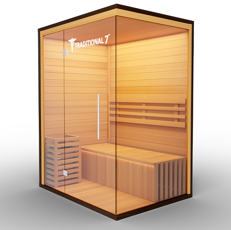 3 Person Home Steam Sauna | Traditional 7™ — product image
