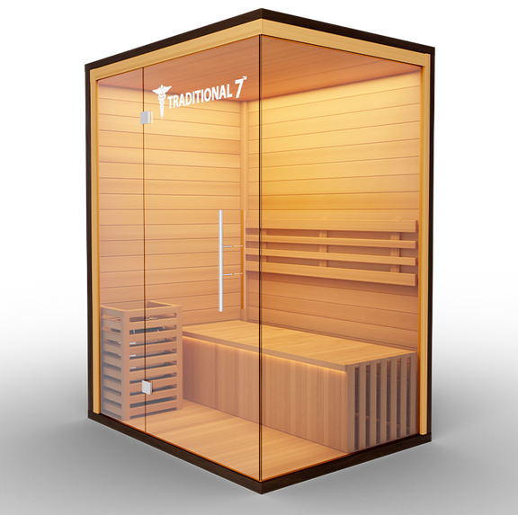 3 Person Home Steam Sauna | Traditional 7™ — product image