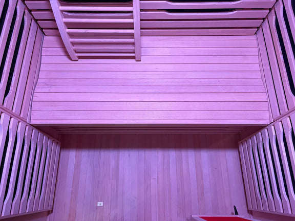 Blisspod | Milano | Full Spectrum Sauna Canadian Hemlock Ultra Low EMF | 6 Far Infrared & Red Glass Heater & Chromotherapy | 2 Person — product image