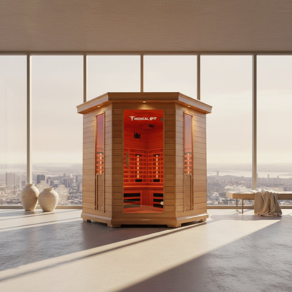 6 Person Indoor Infrared Full Spectrum Sauna | Medical 6 Plus™ | product photo | Legacy & Longevity Co.