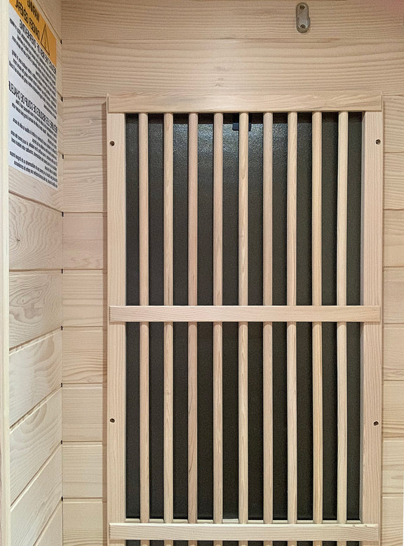 Blisspod Vienna Series far infrared 1 person Sauna | 72.8"H x 35.4"W x 25.6"D | — product image