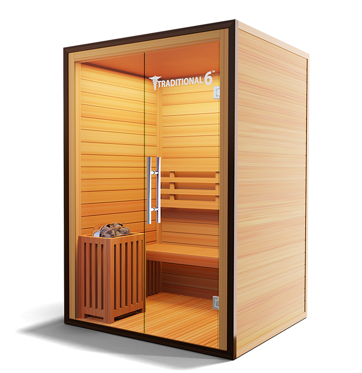 2 Person Home Stream Sauna | Traditional 6™ — detail view
