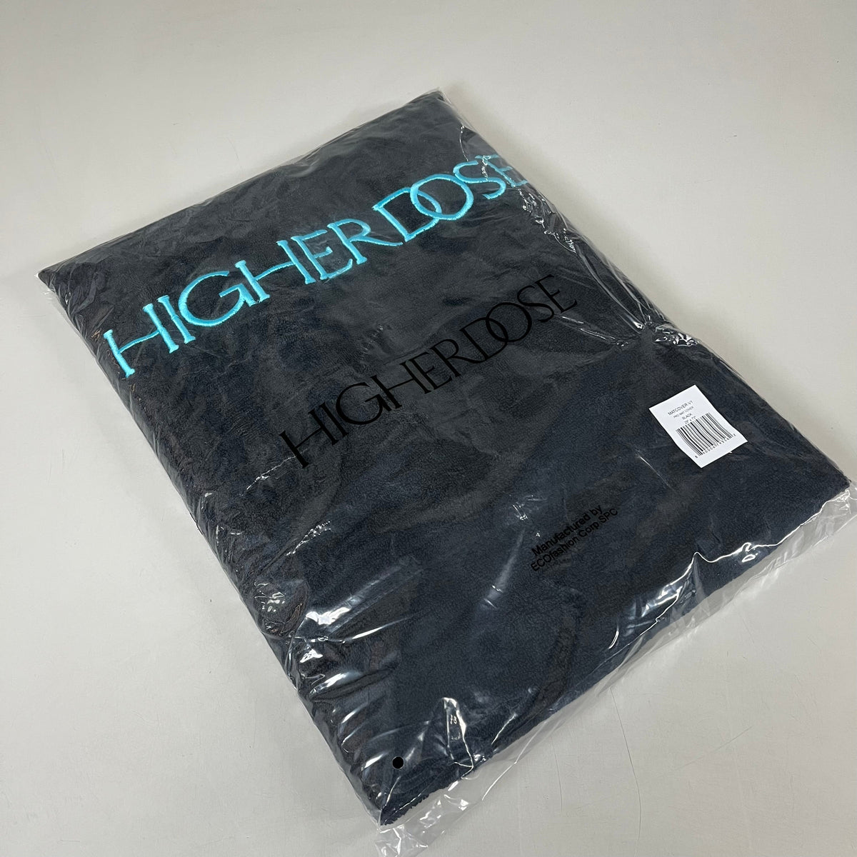HIGHER DOSE PEMF Mat Cover GOTS-Certified Organic Cotton 29"x73" MATCOVER-V1 — front view