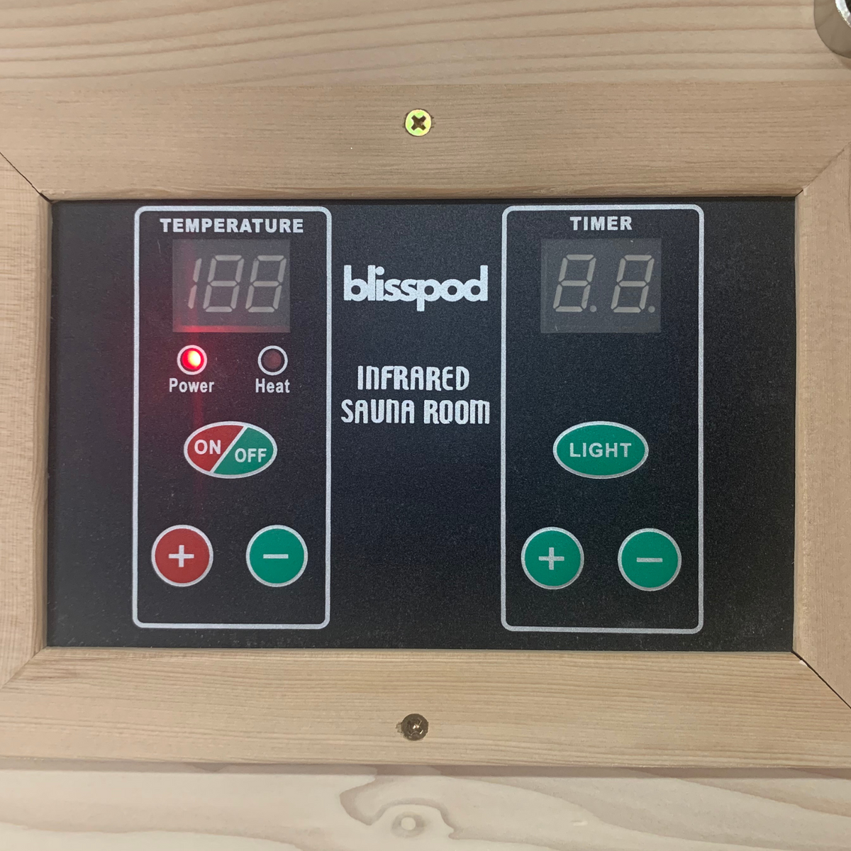Blisspod Vienna Series far infrared 1 person Sauna | 72.8"H x 35.4"W x 25.6"D | — product image