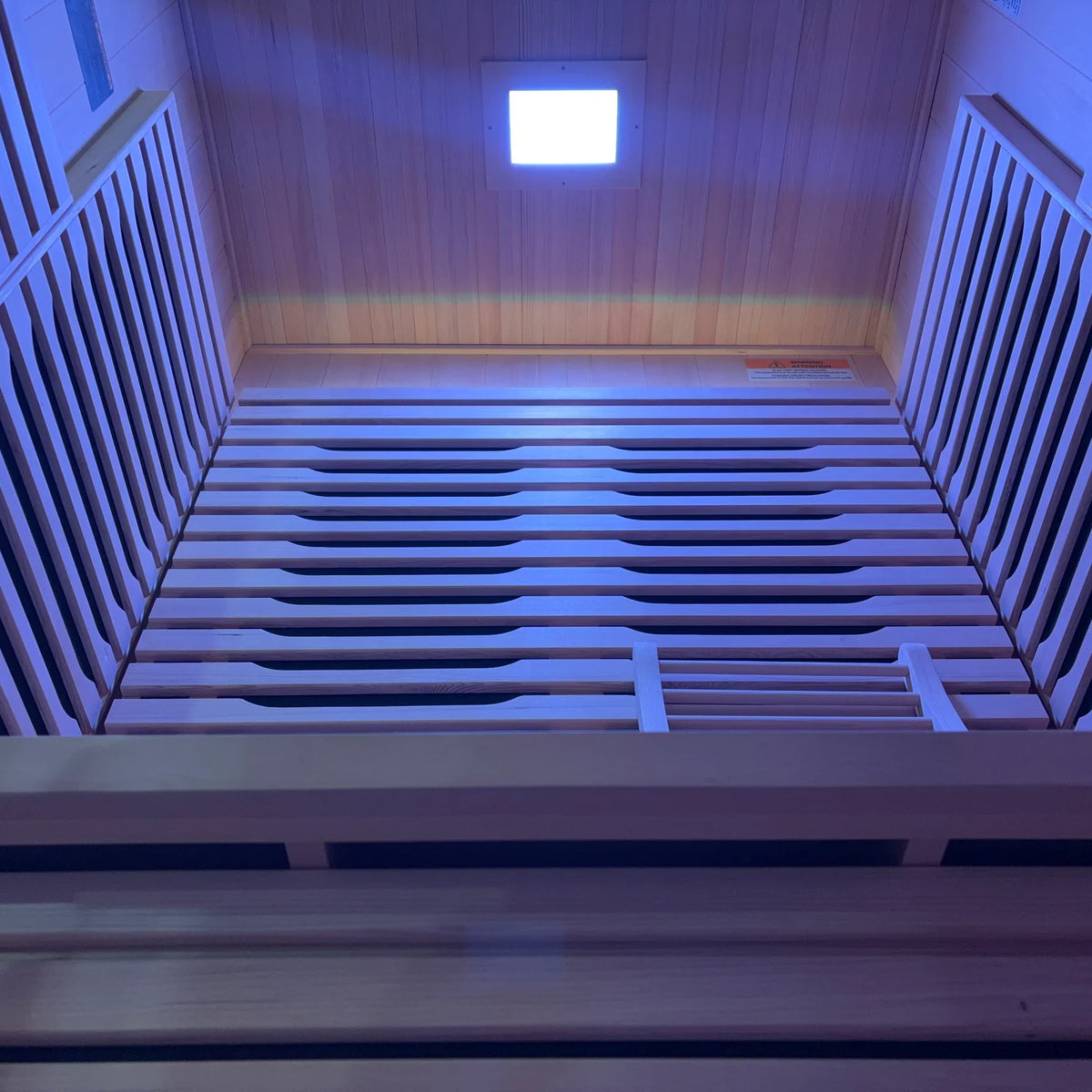 Blisspod | Milano | Full Spectrum Sauna Canadian Hemlock Ultra Low EMF | 6 Far Infrared & Red Glass Heater & Chromotherapy | 2 Person — product image