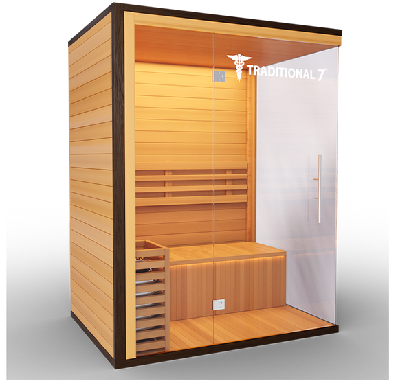 3 Person Home Steam Sauna | Traditional 7™ — product image