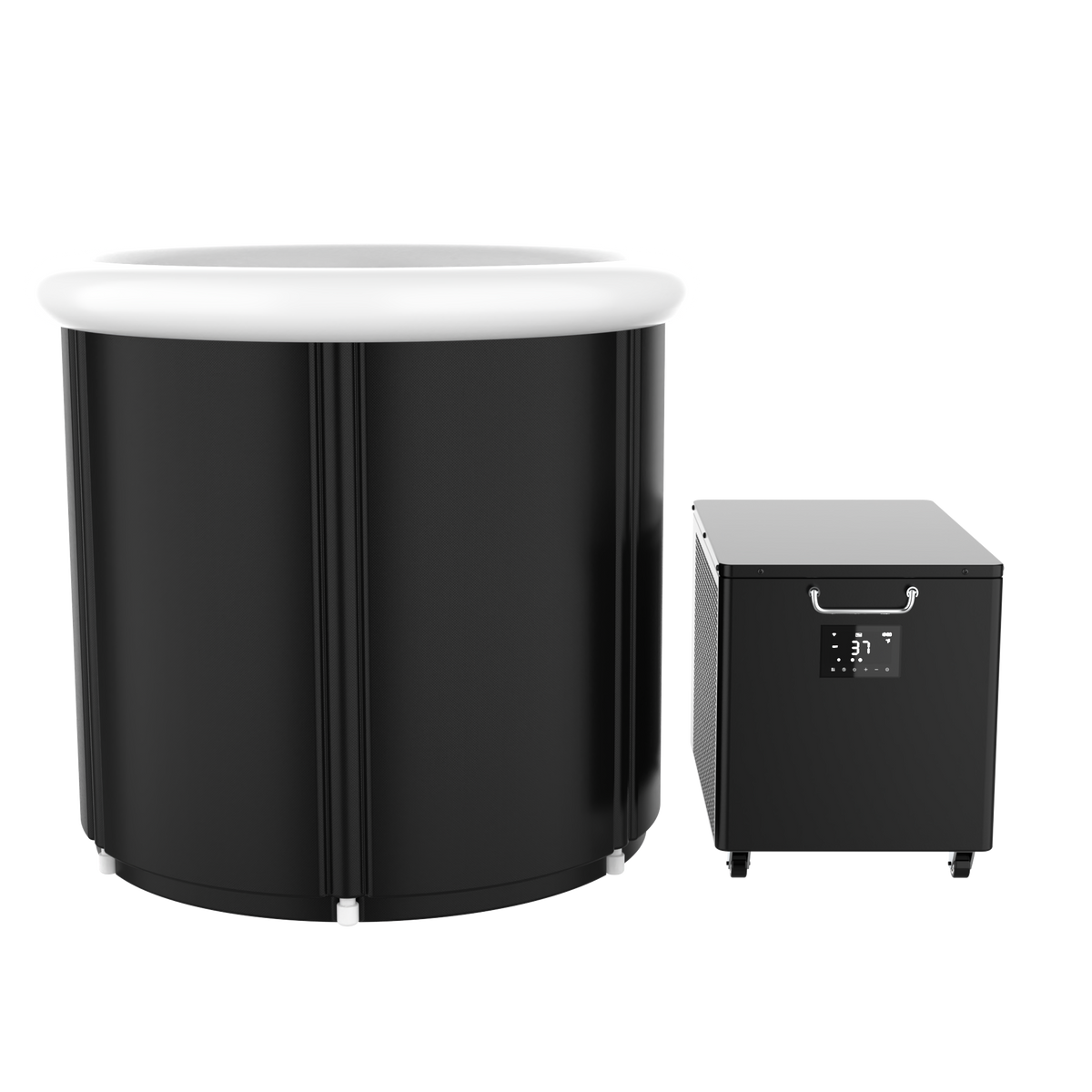 Inflatable Ice Bath Tub for Athletes Cold Water Plunge Tub for Recovery — front view