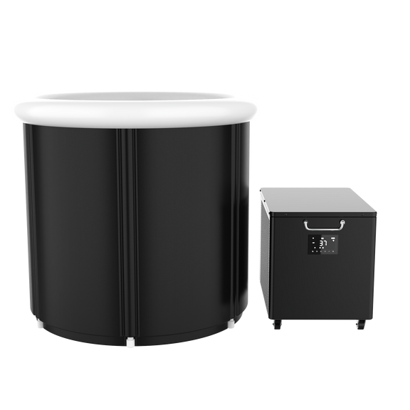 Inflatable Ice Bath Tub for Athletes Cold Water Plunge Tub for Recovery — front view