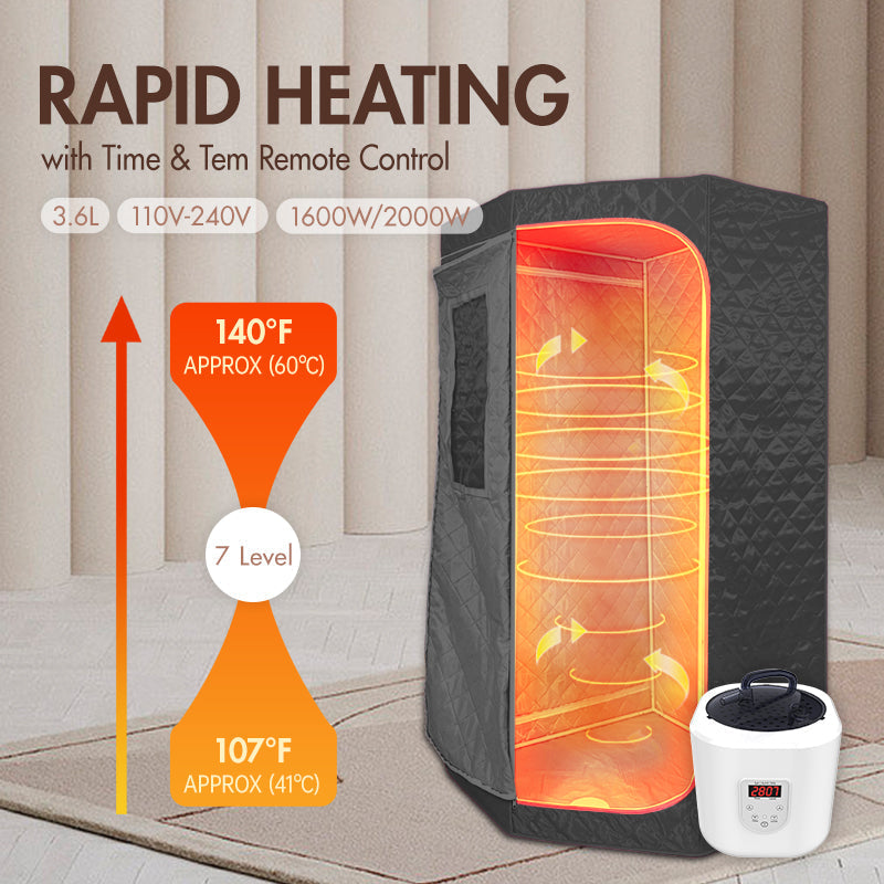 Blisspod Portable Personal Full Body 60 Min Rapid Steam Sauna — product image