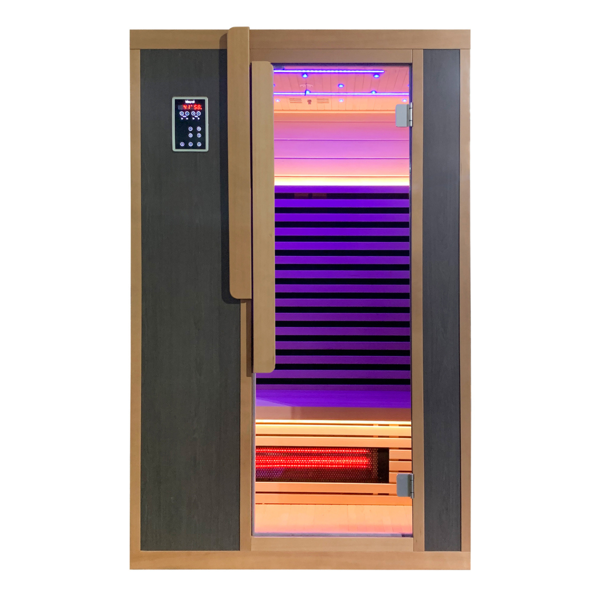 Blisspod Bergen Full Spectrum Ultimate Indoor 2 person Sauna with RLT — lifestyle view