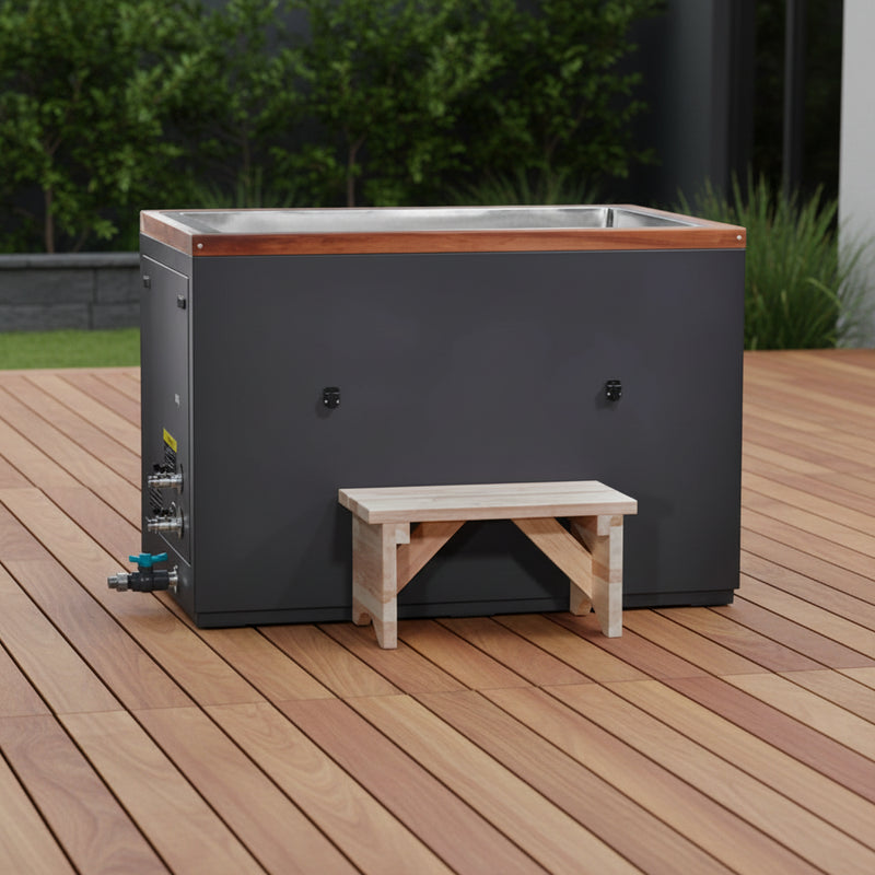 Dynamic Cold Therapy "CUBOID" 304 Nano-Coated Stainless Steel Cold Plunge Tub